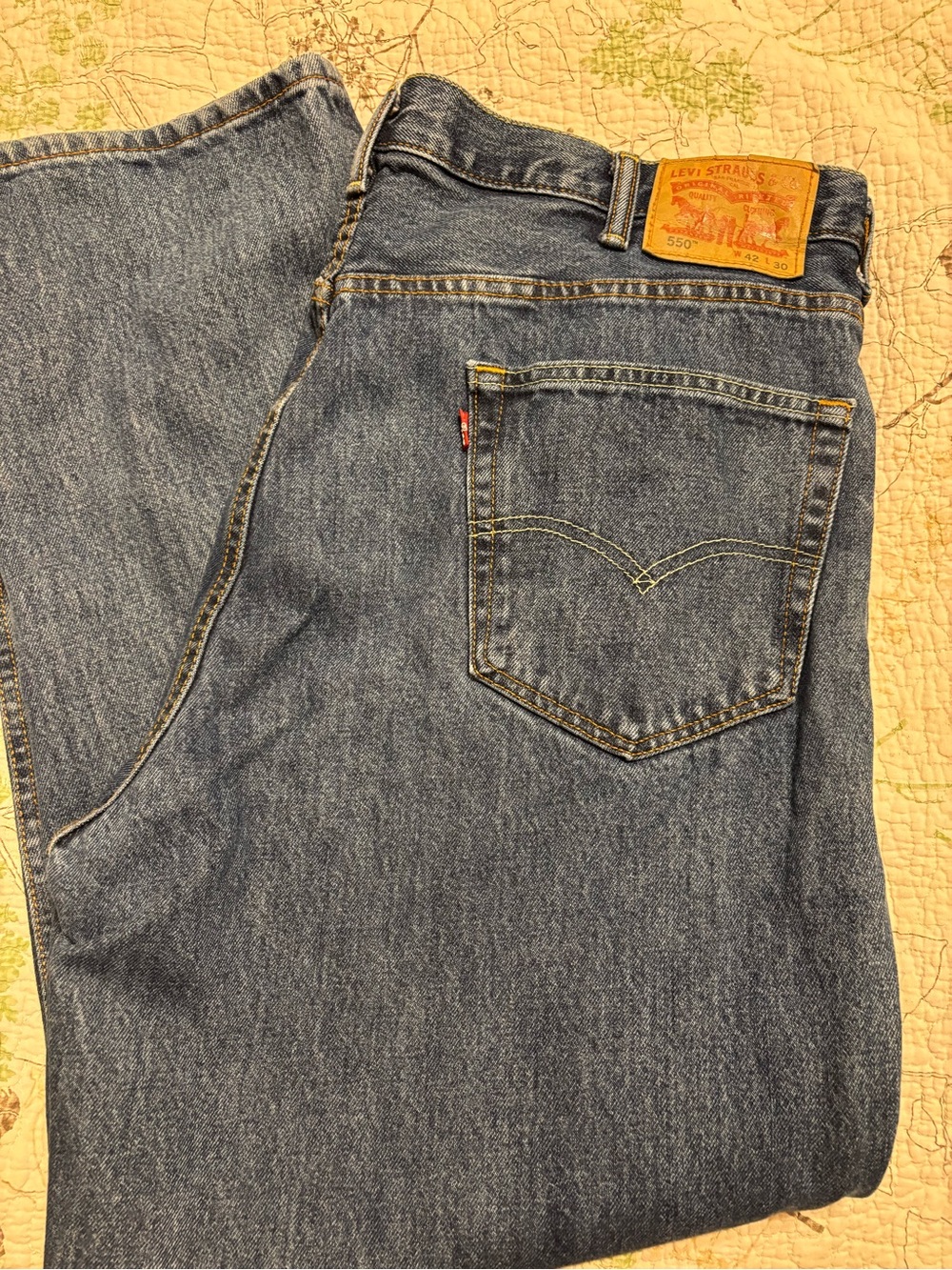Levi's Men's 550 Denim Jeans - Classic Relaxed Fit 42 x 30